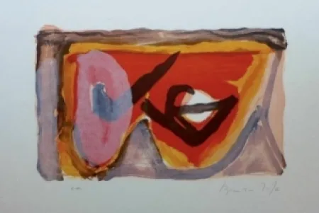 Litografia Van Velde - Sans titre