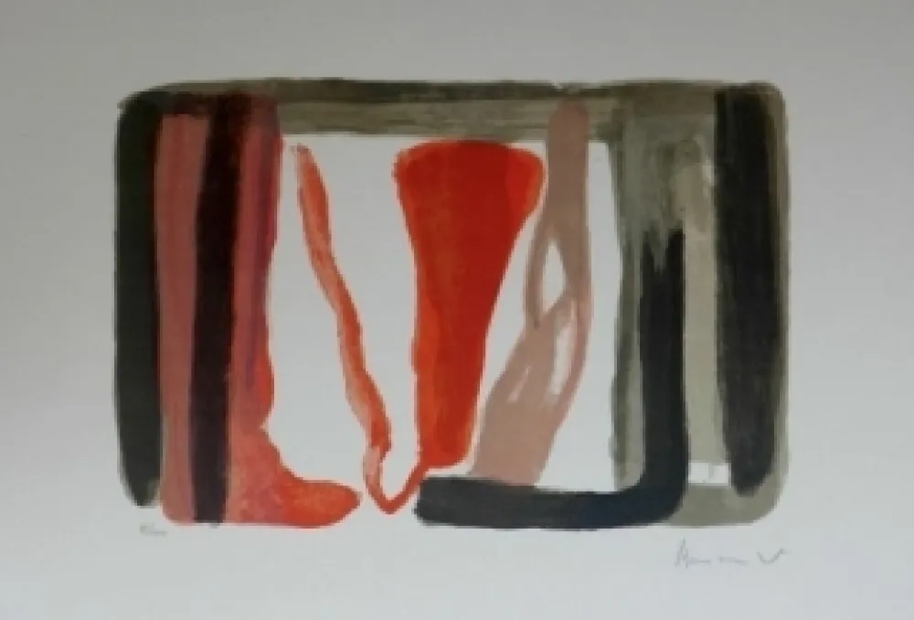 Litografia Van Velde - Sans titre