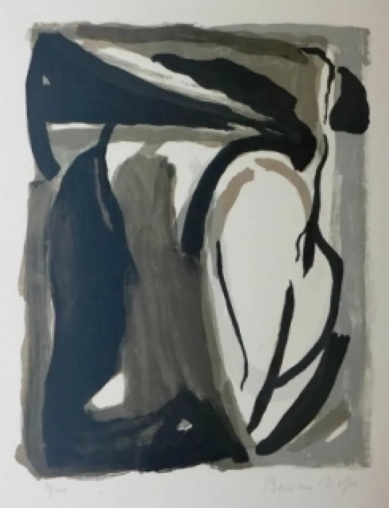 Litografia Van Velde - Sans titre