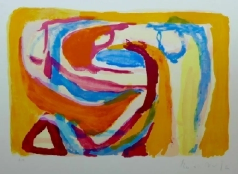 Litografia Van Velde - Sans titre