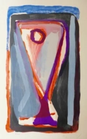 Litografia Van Velde - Sans titre