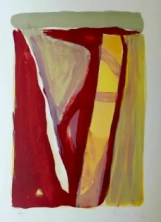 Litografia Van Velde - Sans titre