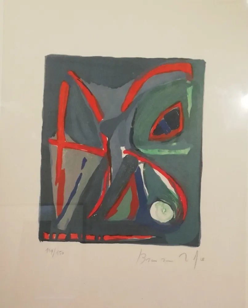 Litografia Van Velde - Sans titre