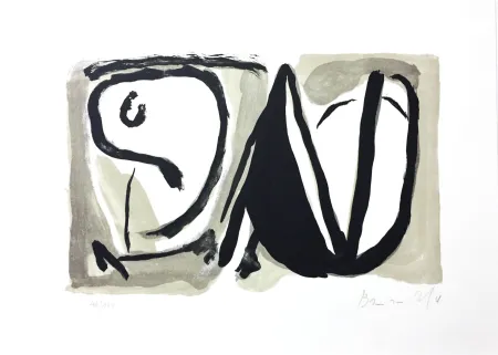 Litografia Van Velde - Sans titre