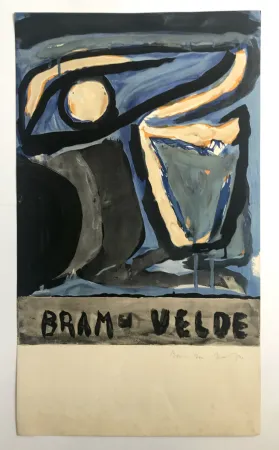 Litografia Van Velde - Sans titre (MP 65)