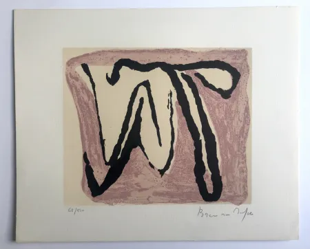 Litografia Van Velde - Sans titre (MP 83)