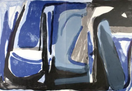 Litografia Van Velde - Souvenir Duthuit