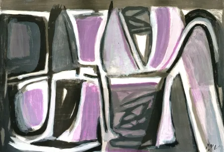 Litografia Van Velde - Spleen