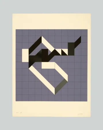 Serigrafia Varisco - Random walks (Tav. B)