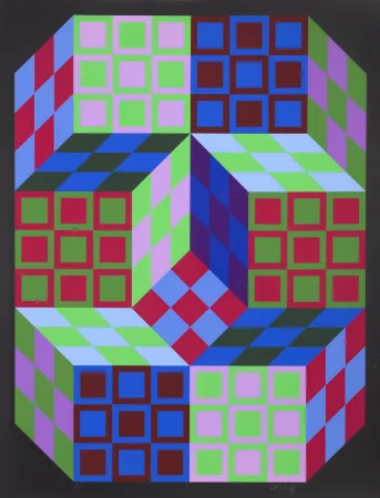 Serigrafia Vasarely - Carden