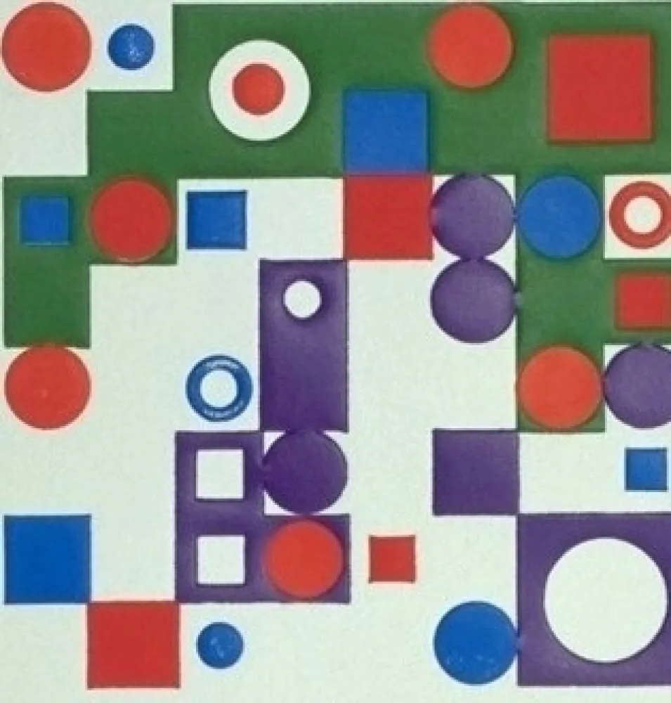 Gravura Vasarely - Celona