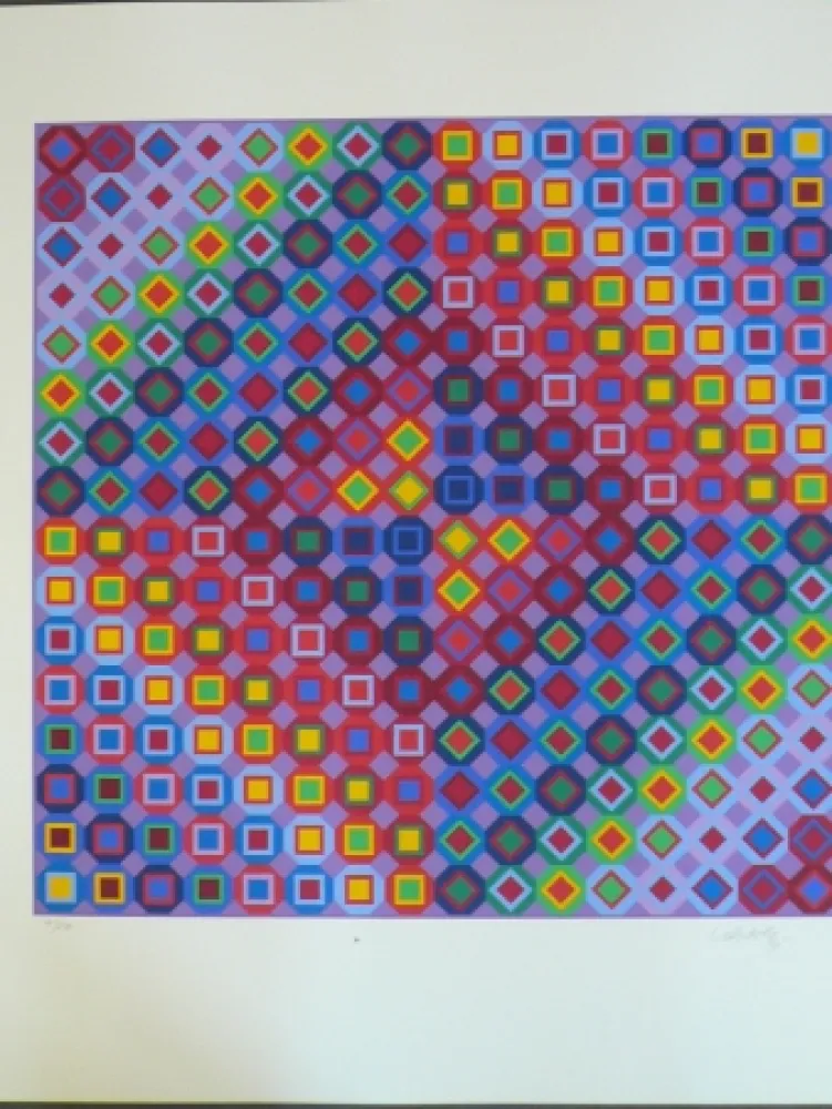 Serigrafia Vasarely - Composition