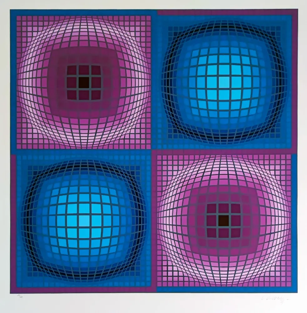 Serigrafia Vasarely - Diorre