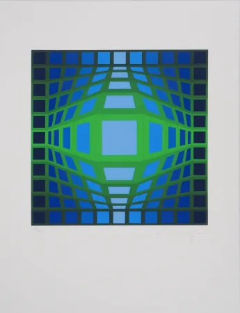 Serigrafia Vasarely - Geymant A