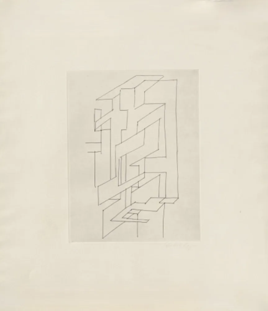 Gravura Vasarely - Gordes Gestalt