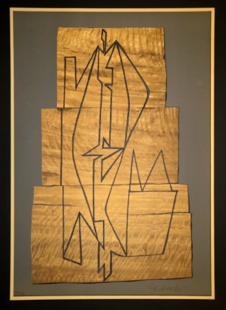 Litografia Vasarely - Gordes Tabor