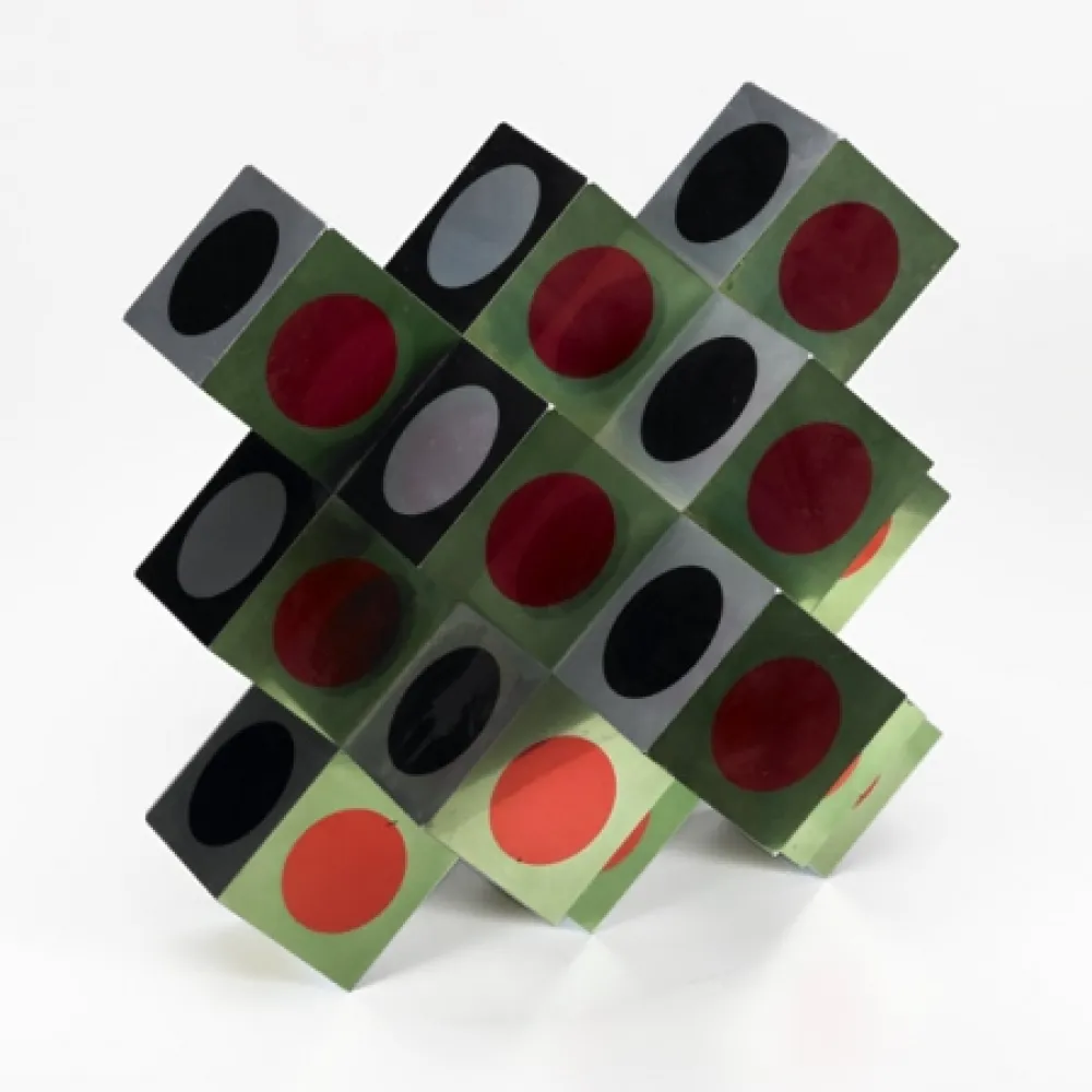 Litografia Vasarely - Kroa Multicolor 