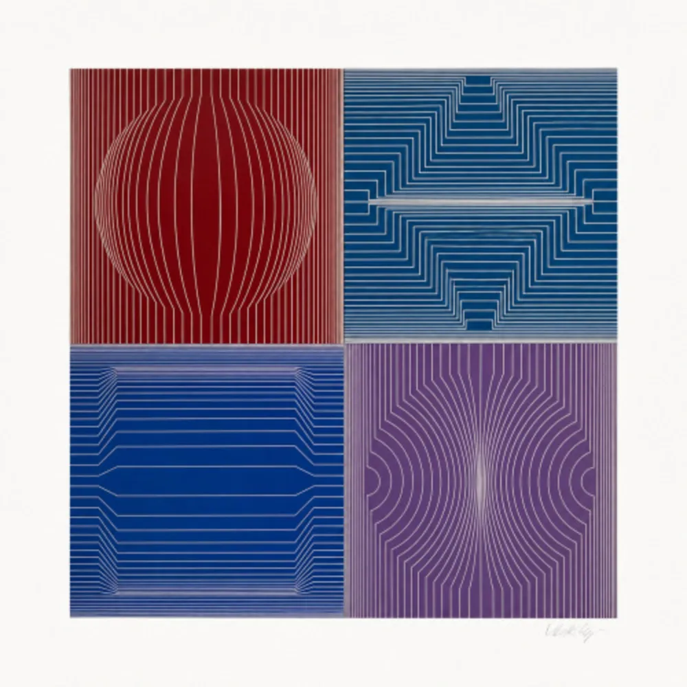 Serigrafia Vasarely - La Certa