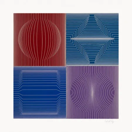 Serigrafia Vasarely - La Certa