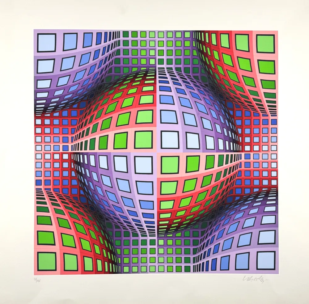 Serigrafia Vasarely - Lava 