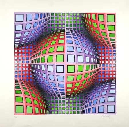Serigrafia Vasarely - Lava 