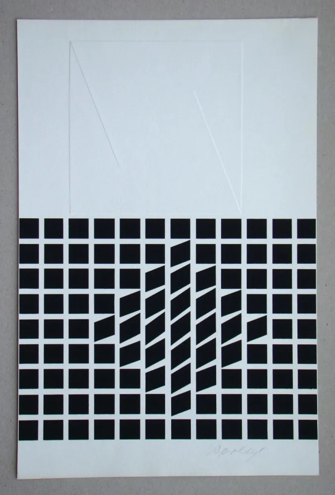 Serigrafia Vasarely - Likka-2 ( relief )