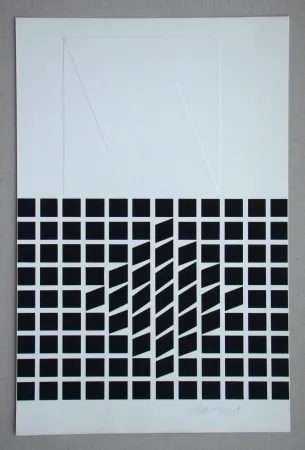 Serigrafia Vasarely - Likka-2 ( relief )