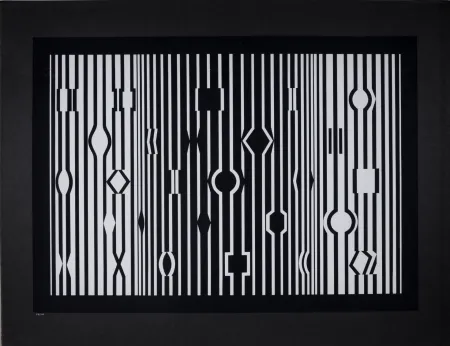 Serigrafia Vasarely - Markab du portfolio Cinétique III, 1959