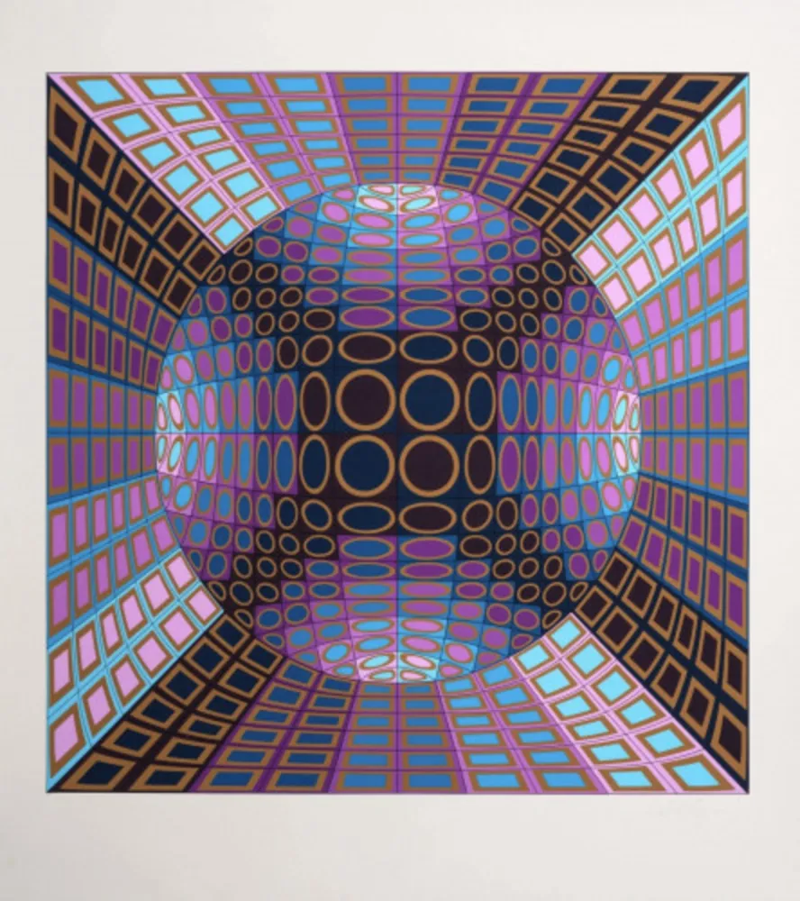 Múltiplo Vasarely - Niels Bohr