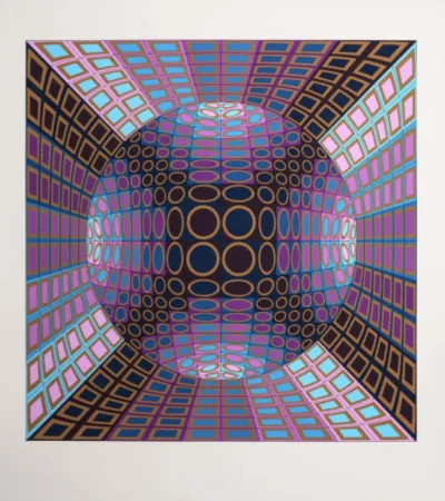 Múltiplo Vasarely - Niels Bohr