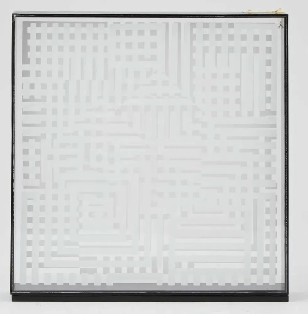 Múltiplo Vasarely - Omega 25 Blanc