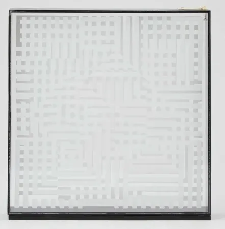 Múltiplo Vasarely - Omega 25 Blanc