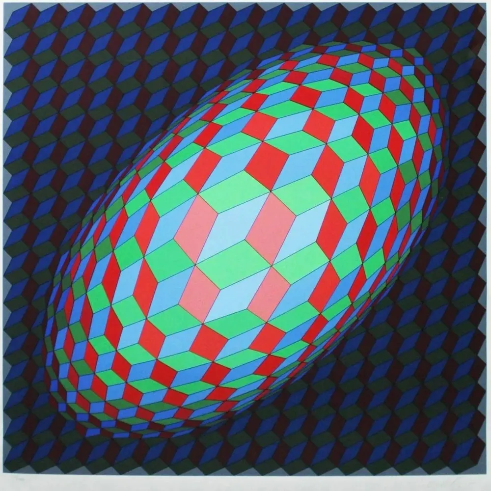 Múltiplo Vasarely - Omega V