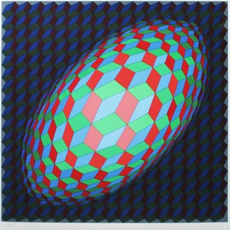 Múltiplo Vasarely - Omega V