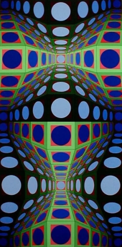 Serigrafia Vasarely - Pava