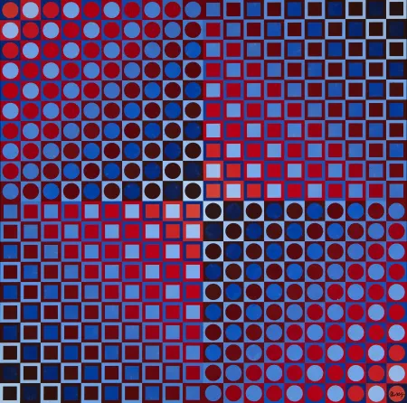 Múltiplo Vasarely - Planetary Folklore 2 R/B