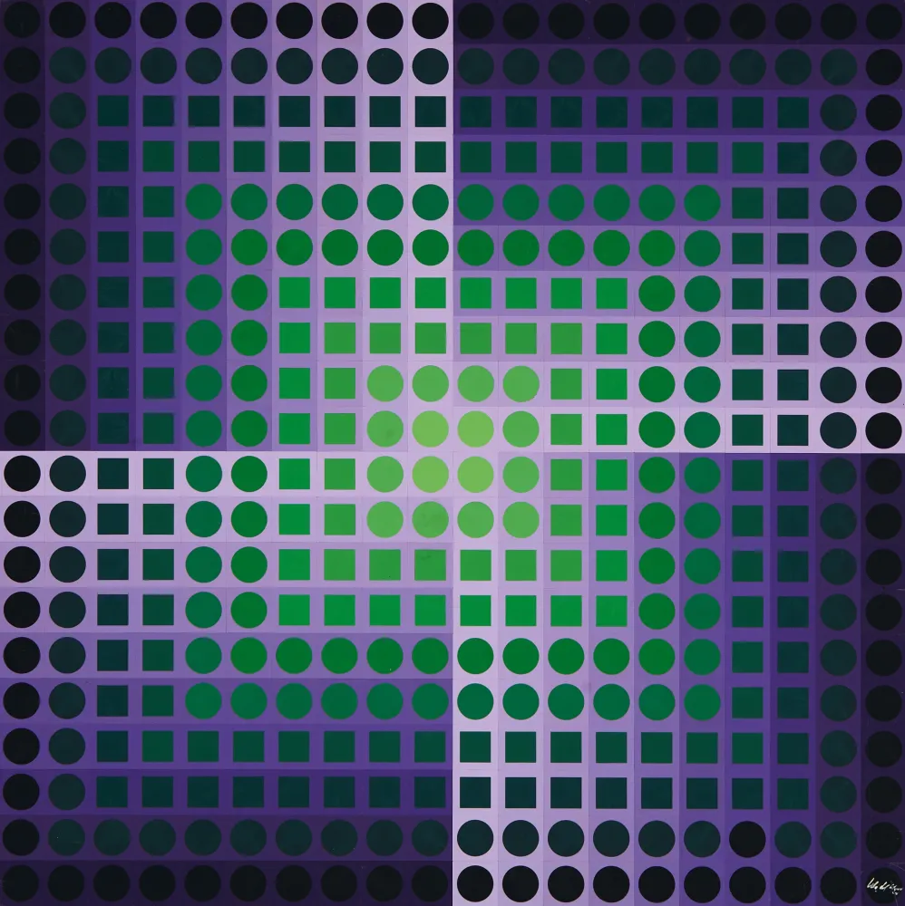 Múltiplo Vasarely - Planetary Participations No 2