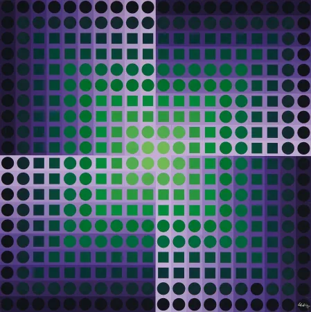 Múltiplo Vasarely - Planetary Participations No 2
