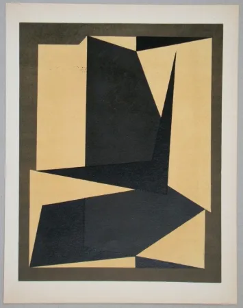 Litografia Vasarely - Projet pour une tapisserie