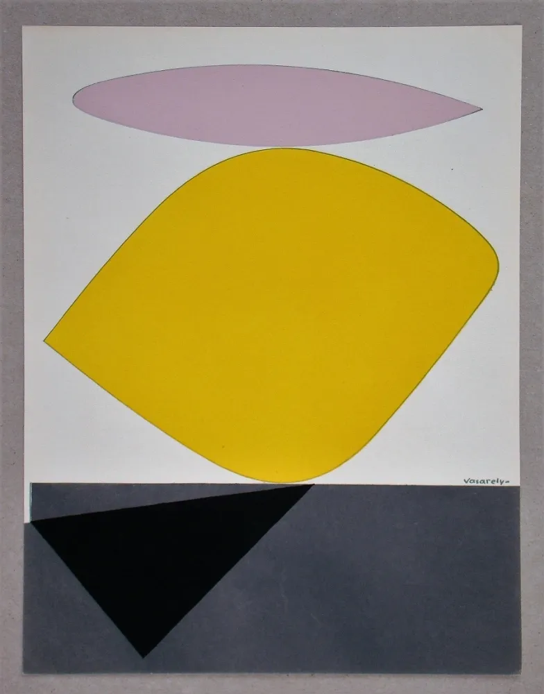 Estêncil Vasarely - Sauzon II