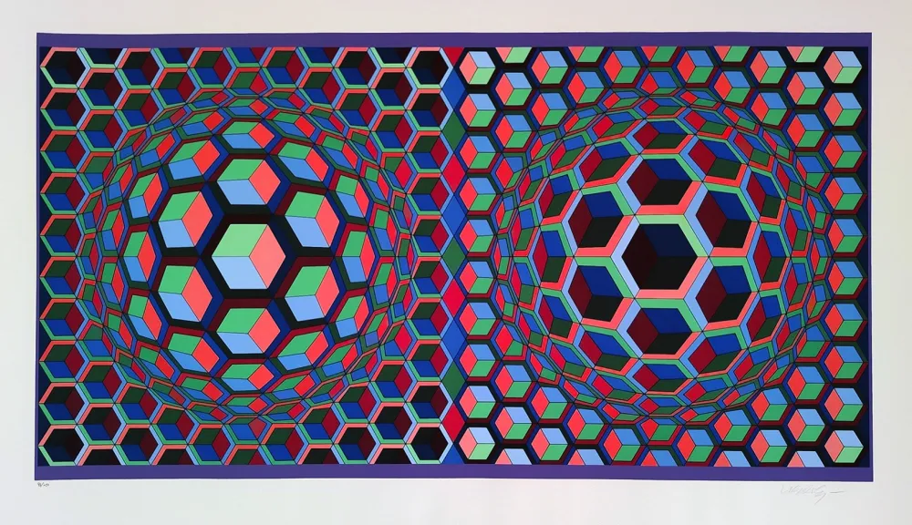 Serigrafia Vasarely - Semiha