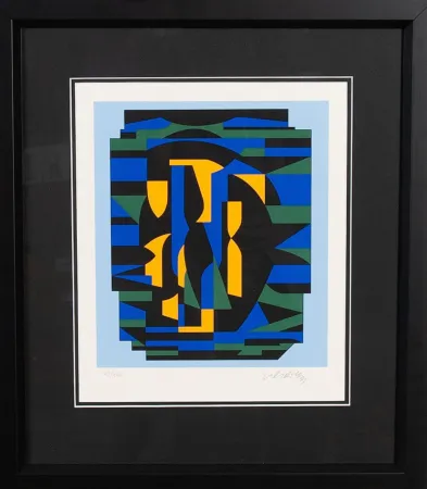 Serigrafia Vasarely - Sin titulo