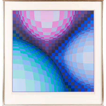 Serigrafia Vasarely - Spheres