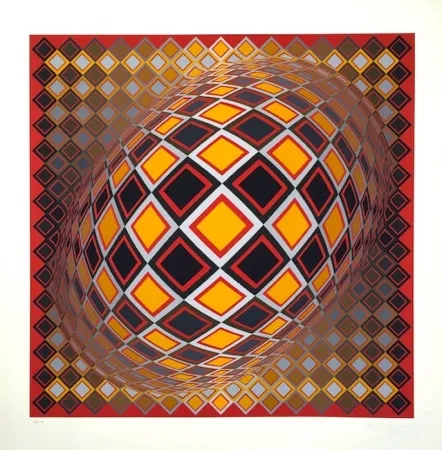 Serigrafia Vasarely - Teke