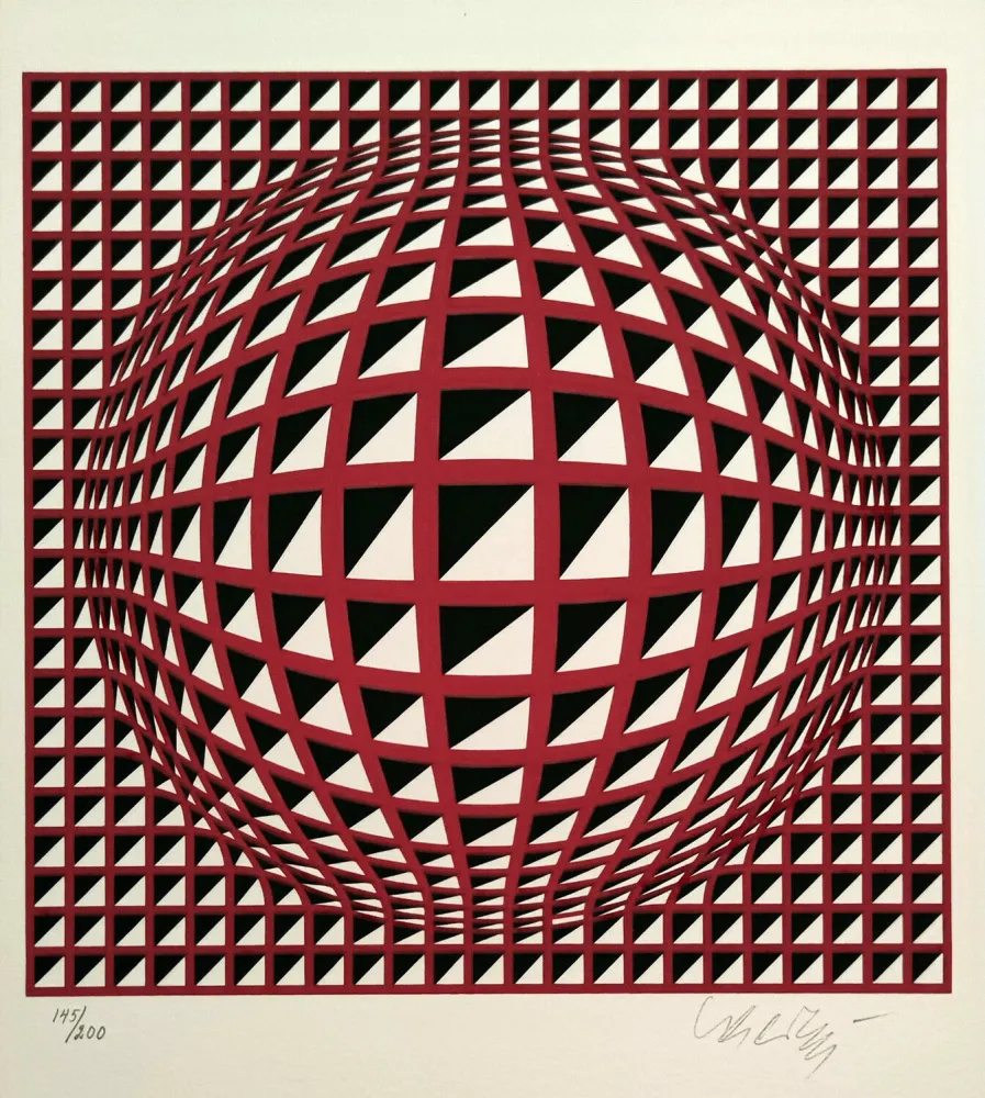 Serigrafia Vasarely - Terz liten