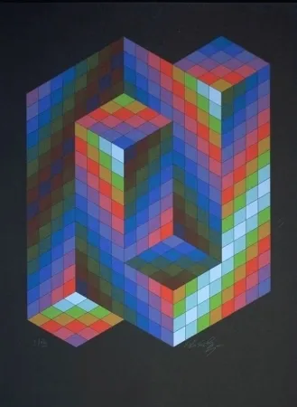 Serigrafia Vasarely - Torony-Co
