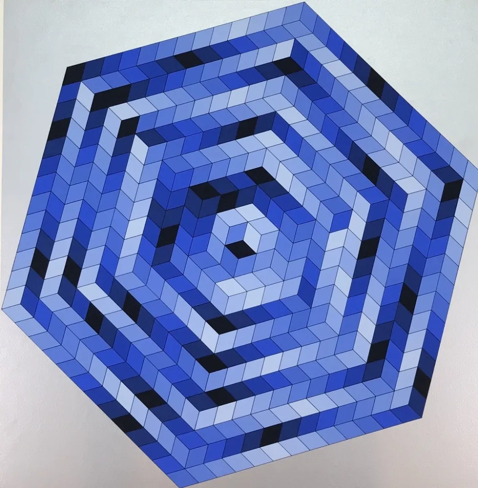 Litografia Vasarely - Untitled 