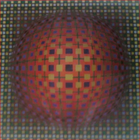 Serigrafia Vasarely - Untitled