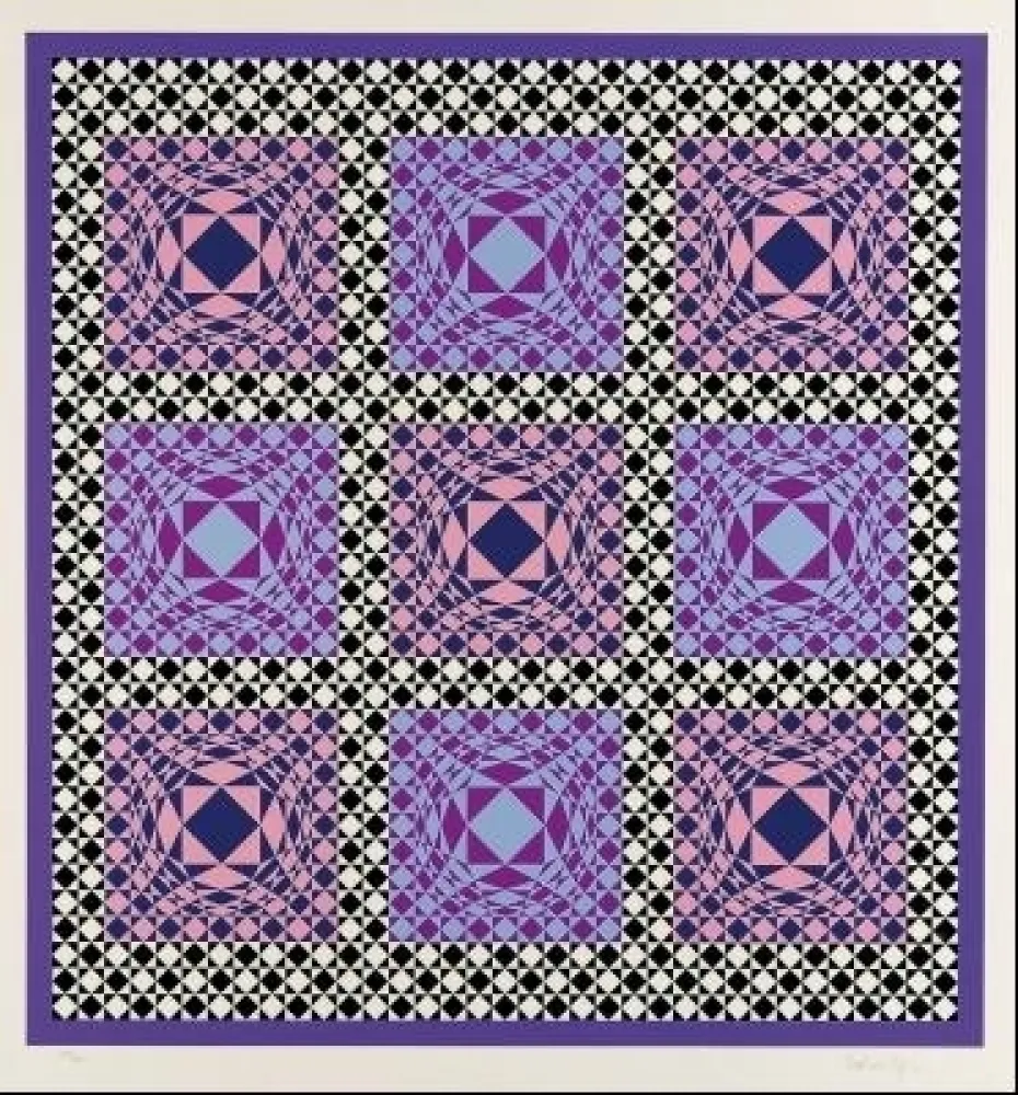 Serigrafia Vasarely - Untitled