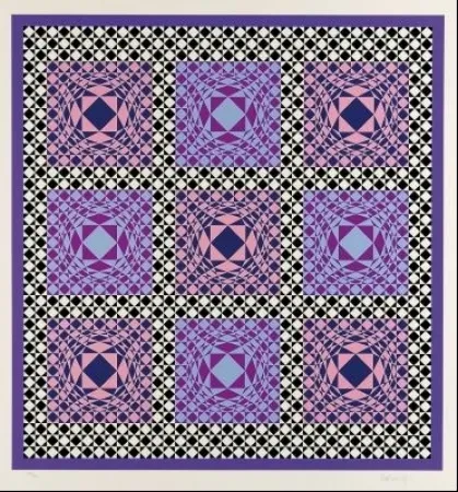 Serigrafia Vasarely - Untitled